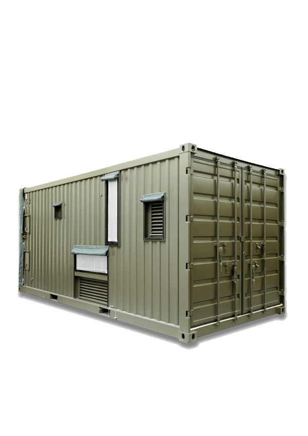 Oxygen application for military and field hospitals