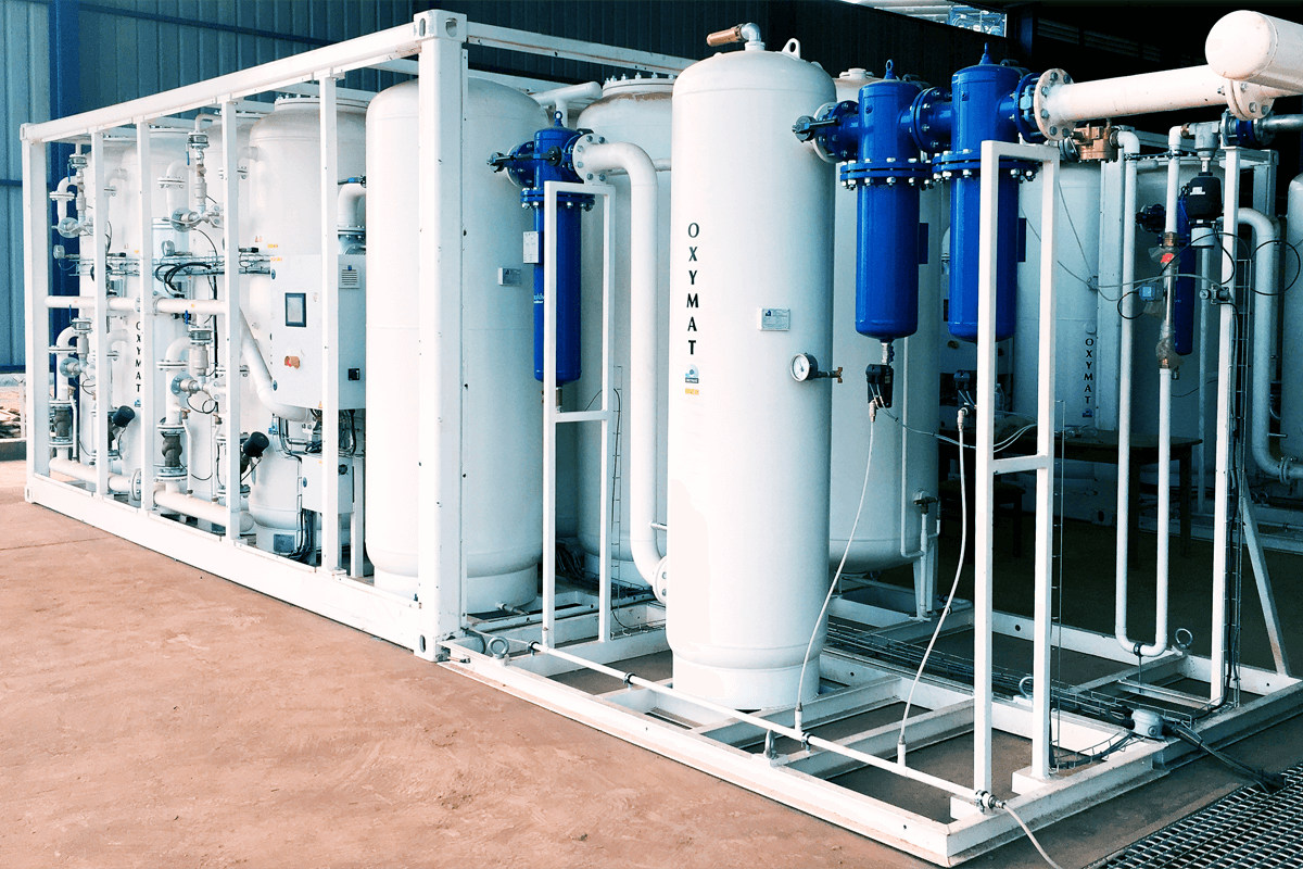 Oxygen supply equipment designed to your needs