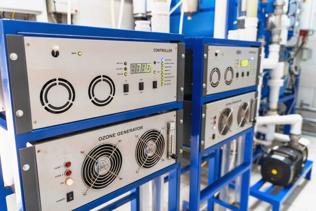 Ozone generatioon from oxygen