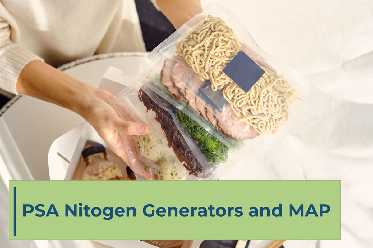 Nitrogen PSA for food packaging