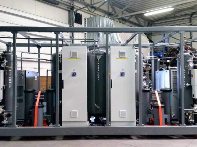 Nitrogen generator for mining